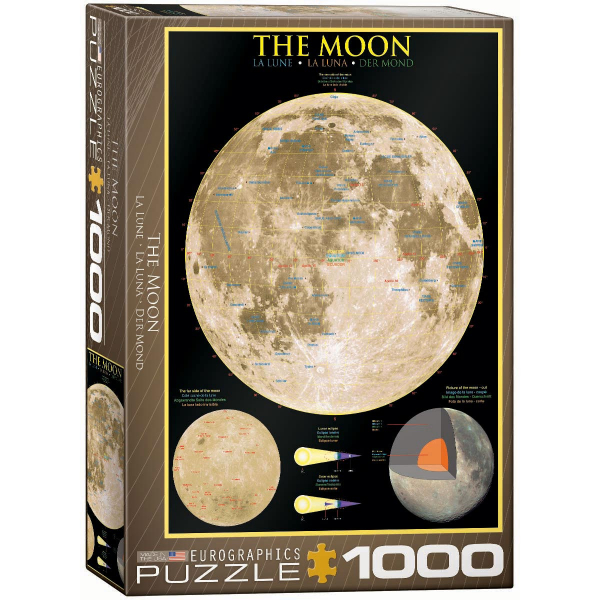 Eurographics The Moon 1000-Piece Puzzle 6000-1007 - ODDO igračke