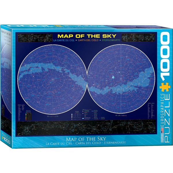 Eurographics Map of the Sky 1000-Piece Puzzle 6000-1010 - ODDO igračke