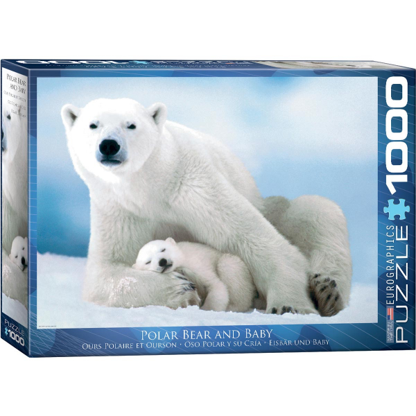 Eurographics Polar Bear & Baby 1000-Piece Puzzle 6000-1198 - ODDO igračke