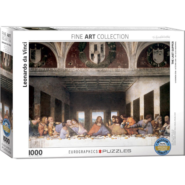 Eurographics Leonardo Da Vinci - The Last Supper 1000-Piece Puzzle 6000-1320 - ODDO igračke