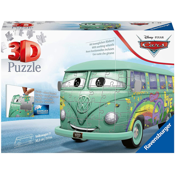 Ravensburger 3D puzzle (slagalice) - VW bus T1 Cars RA11185 - ODDO igračke