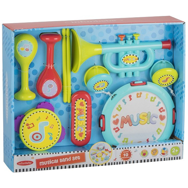 Infunbebe igračka za bebe Muzički bend set (12m+) ML6610 - ODDO igračke