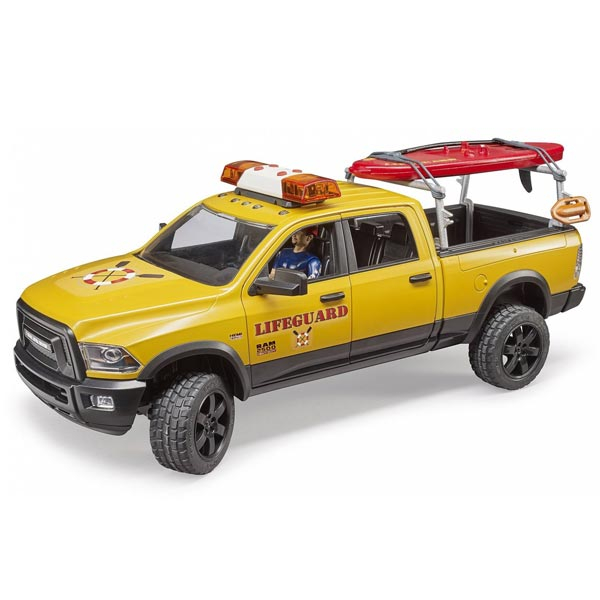 Bruder Džip RAM 2500 Power Wagon Life Guard sa surferom i opremom 025069 - ODDO igračke