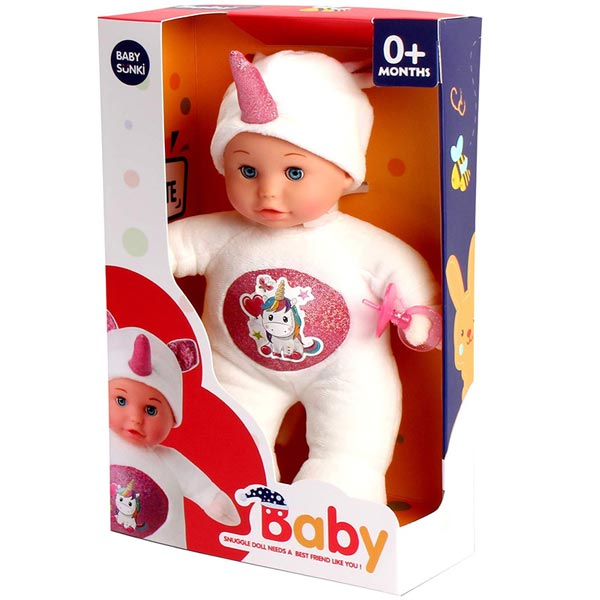 Lutka beba sa zvukom 30cm sa pidžamom jednorog 31807 - ODDO igračke