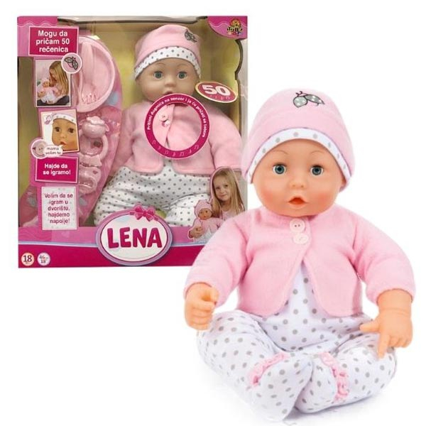 Interaktivna lutka beba Lena 50 rečenica 54/40810 - ODDO igračke