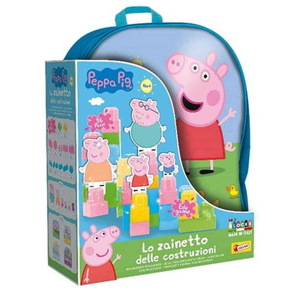 Ranac Peppa Pig Baby Blocks Lisciani LC82674 - ODDO igračke