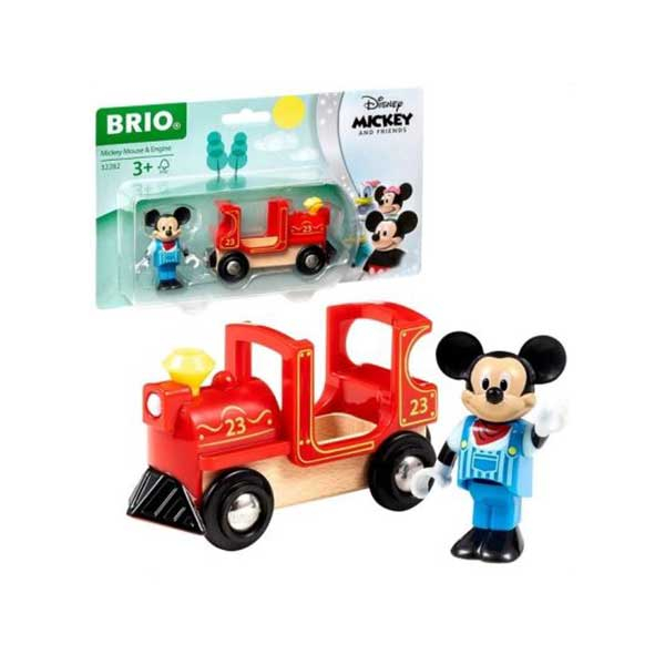 Brio -Mickey Mouse & Engine BR32282 - ODDO igračke