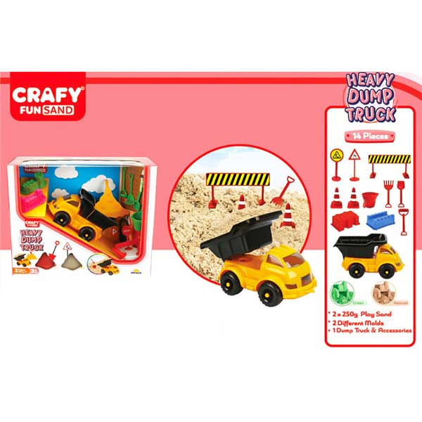 Set za pesak Kiper i alati Crafy 027899 - ODDO igračke