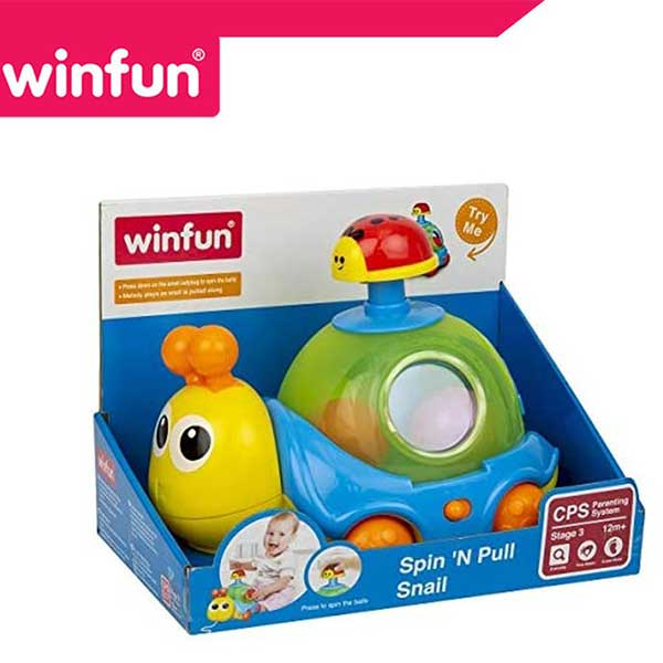 Win Fun Edukativna igračka puž Spin N Pull 46342 - ODDO igračke