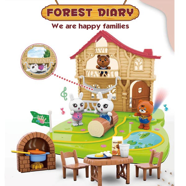Kućica sa životinjama Forest Diary 11/49947 - ODDO igračke