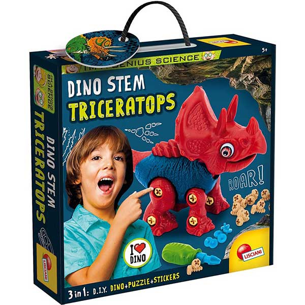Lisciani Mali Genije Stem Kit Triceratops 92420 - ODDO igračke