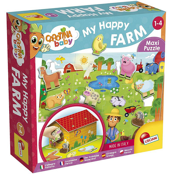 Carotina Edukativna igra My Happy Farm Lisciani 92567 - ODDO igračke