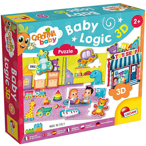 Carotina Edukativna logička igra Baby igračke 3D Lisciani 92543 - ODDO igračke