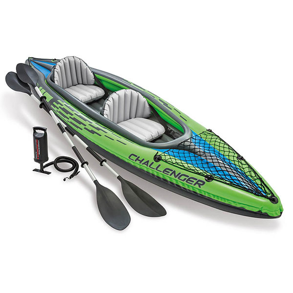 CHALLENGER K2 KAYAK (86″ Aluminijumska vesla) + Teretna mreža 68306NP - ODDO igračke