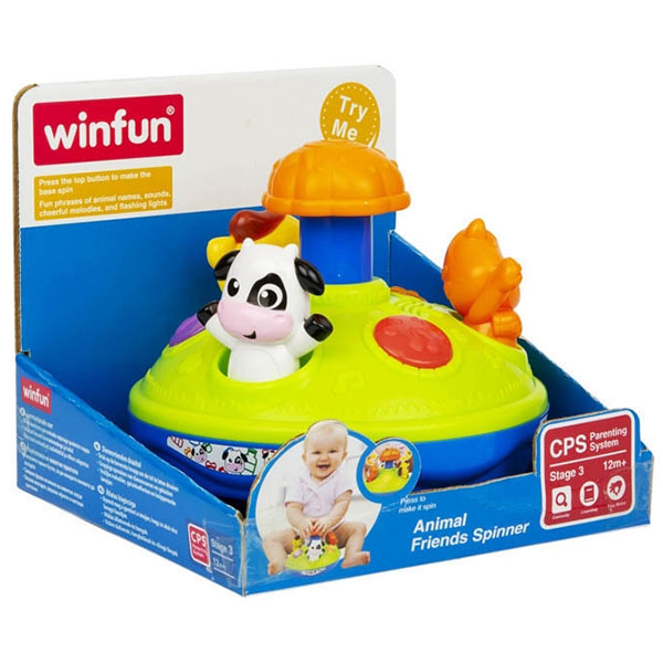 Win Fun Baby Edukativna Vrteška Životinje 000736-NL - ODDO igračke