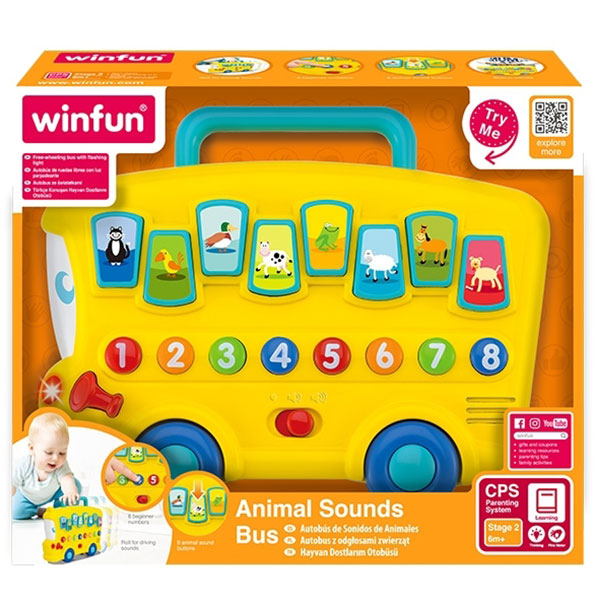 Win Fun Baby Edukativni Autobus 000676-NL - ODDO igračke