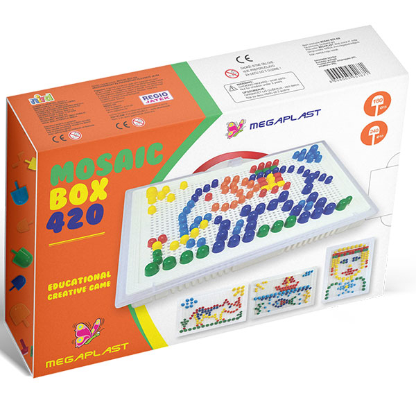 Megaplast Mozaik Box 420pcs 3951671 - ODDO igračke