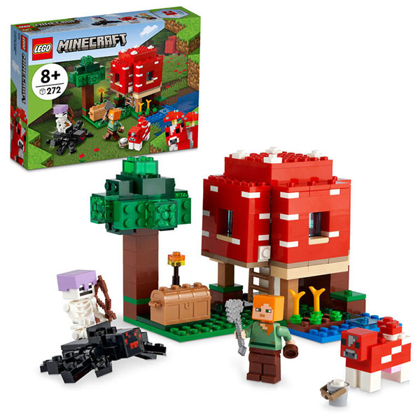 Lego Minecraft The Mushroom House LE21179 - ODDO igračke