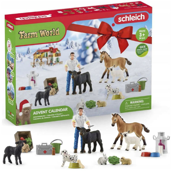 Schleich Advent kalendar - domace životinje 2022 98643 - ODDO igračke