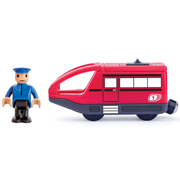 Moderna lokomitiva za elektricni voz crvene boje Woody 91908 - ODDO igračke