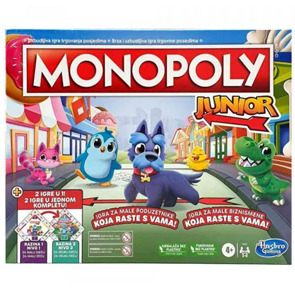 Monopoly Junior Društvena igra F8562 - ODDO igračke