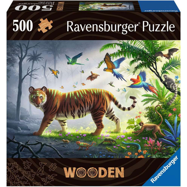 Ravensburger puzzle (slagalice) drvene - 500pcs Tiger RA17514 - ODDO igračke