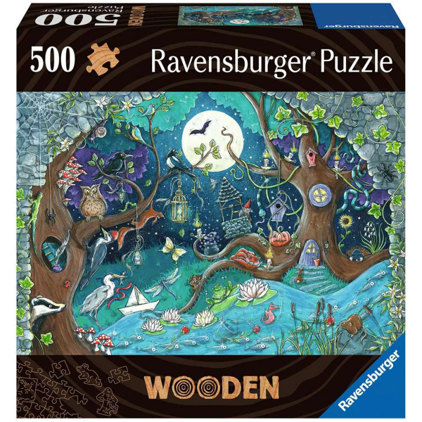 Ravensburger puzzle (slagalice) drvene - 500pcs Fantastična šuma RA17516 - ODDO igračke