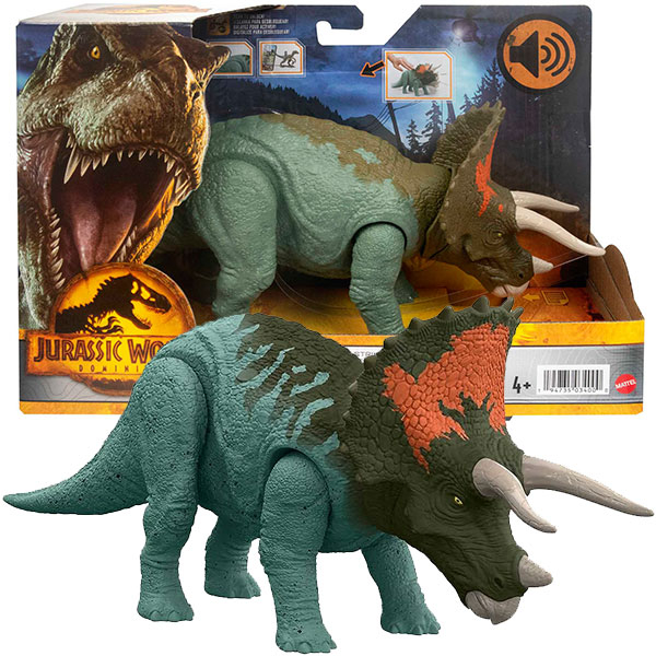 Jurassic World dinosaurus figura Dominion Triceratops HDX40 - ODDO igračke