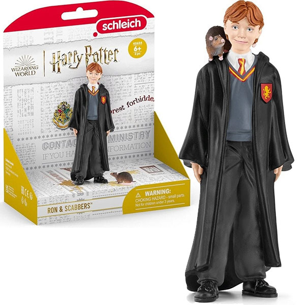 Schleich WIZARDING WORLD Harry Potter Ron Weasley & Scabbers 42634 - ODDO igračke