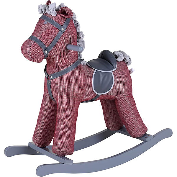 Konj na ljuljanje pliš Knorr - Red Horse 40511 - ODDO igračke