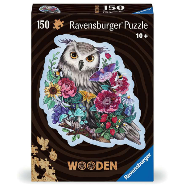 Ravensburger drvene puzzle (slagalice) u obliku Sove 150pcs RA17511 - ODDO igračke