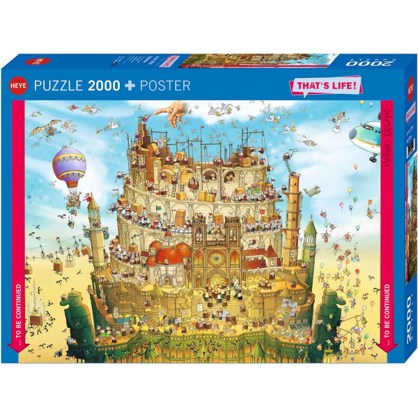 Heye puzzle 2000 pcs Degano High Above That’s Life! 30014 - ODDO igračke