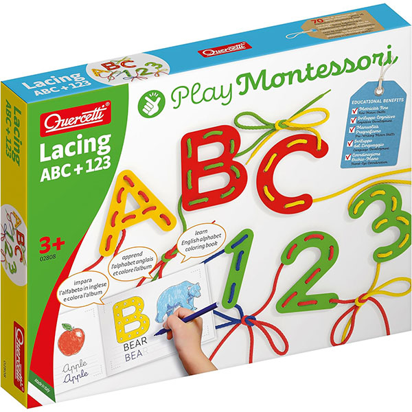 QUERCETTI edukativna igra Montesori slova i brojevi 105/2808 - ODDO igračke