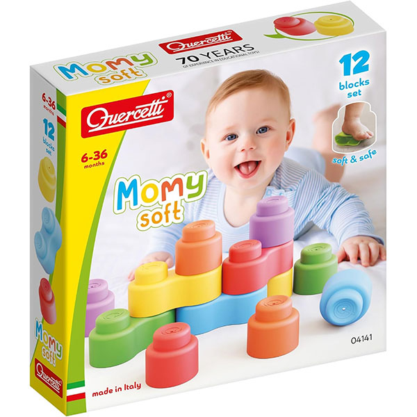Quercetti mekane kocke Momy 12pcs 105/4141 - ODDO igračke