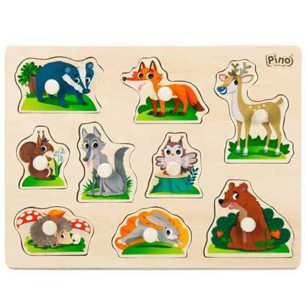 PINO Umetaljka Šumske životinje (9 elemenata) 4312T.3 - ODDO igračke