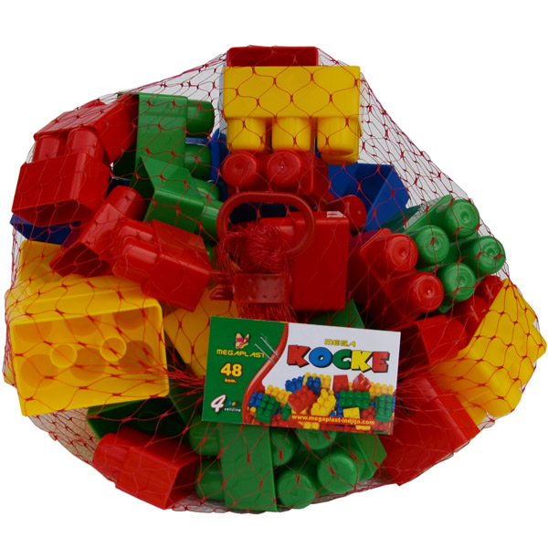 Megaplast Kocke 48 pcs 3950889 - ODDO igračke