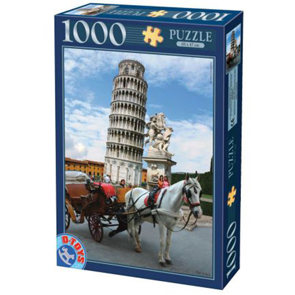 DToys puzzle Pisa Tower 1000pcs 07/64288-03 - ODDO igračke
