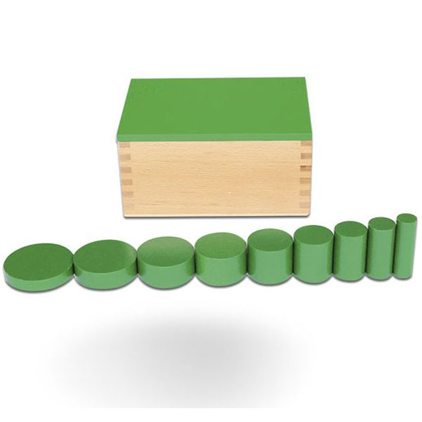 Kutija sa cilindrom zelena Montesori HTS0045G - ODDO igračke