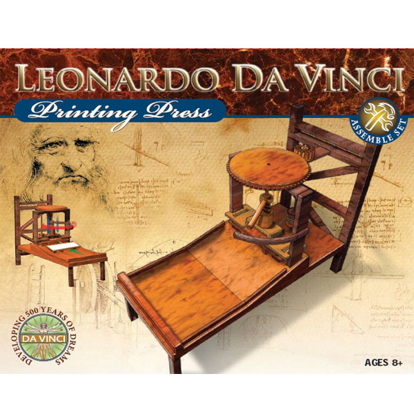 3D Leonardo Da Vinci Štamparija E275 - ODDO igračke