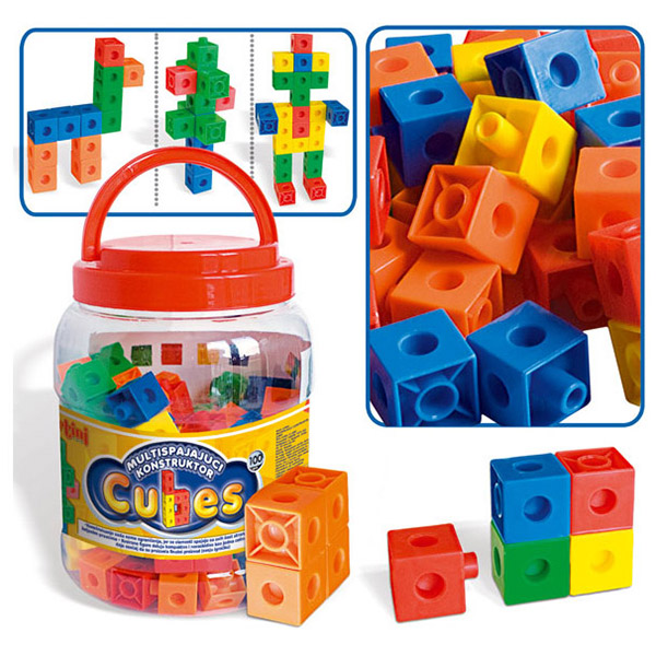 Pertini Multispajajući Konstruktor Cubes u Tegli P-0222T/1 - ODDO igračke