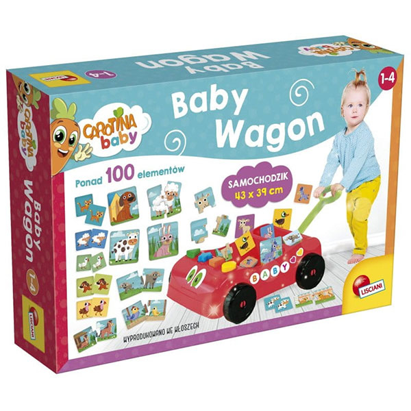 Lisciani eduaktivno vozilo Baby Wagon 57733  - ODDO igračke