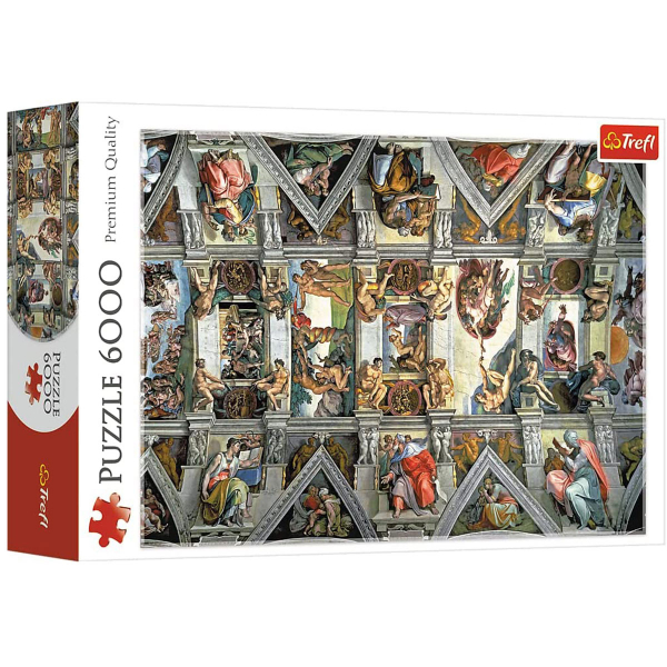 Trefl puzzla Sistine chapel ceiling 6000pcs 65000 - ODDO igračke