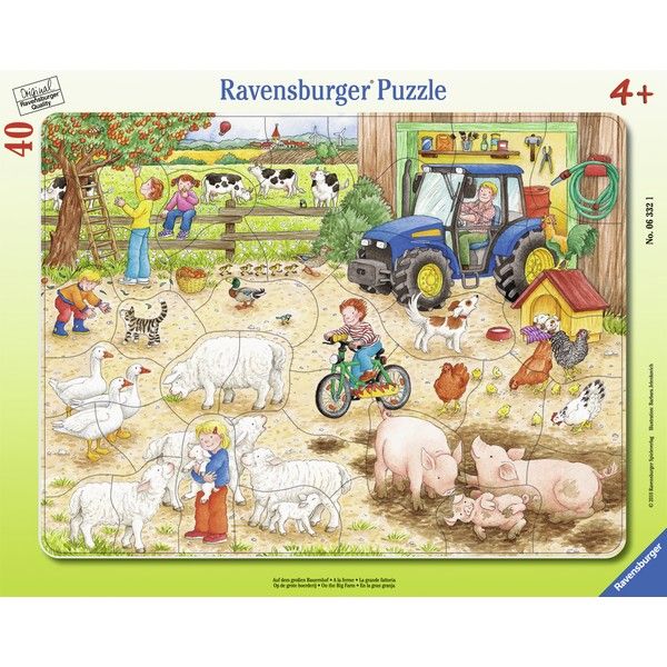 Ravensburger puzzle (slagalice) Na velikoj farmi RA06332 - ODDO igračke