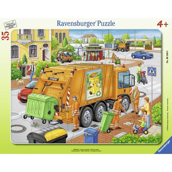 Ravensburger puzzle (slagalice) - Djubretari u gradu RA06346 - ODDO igračke