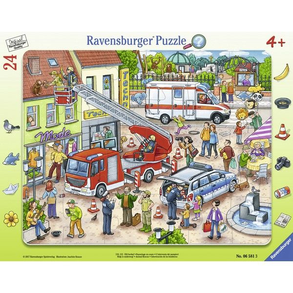 Ravensburger puzzle (slagalice) Spašavanje životinja u gradu RA06581 - ODDO igračke