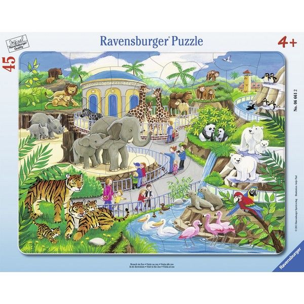 Ravensburger puzzle (slagalice) Poseta zoo vrtu RA06661 - ODDO igračke