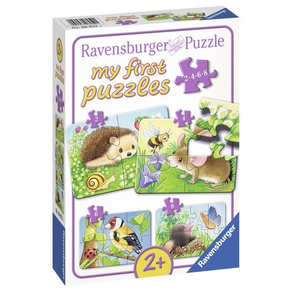 Ravensburger puzzle (slagalice) Moje prve puzle, 4u 1, sumske zivotinje RA06952 - ODDO igračke