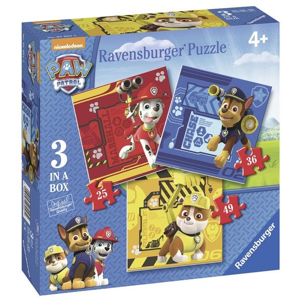 Ravensburger puzzle (slagalice) Paw patrol 3 u 1 RA07057 - ODDO igračke