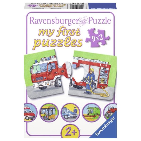 Ravensburger puzzle (slagalice) Moje prve puzle, 9 u 1,zanimanja RA07332 - ODDO igračke