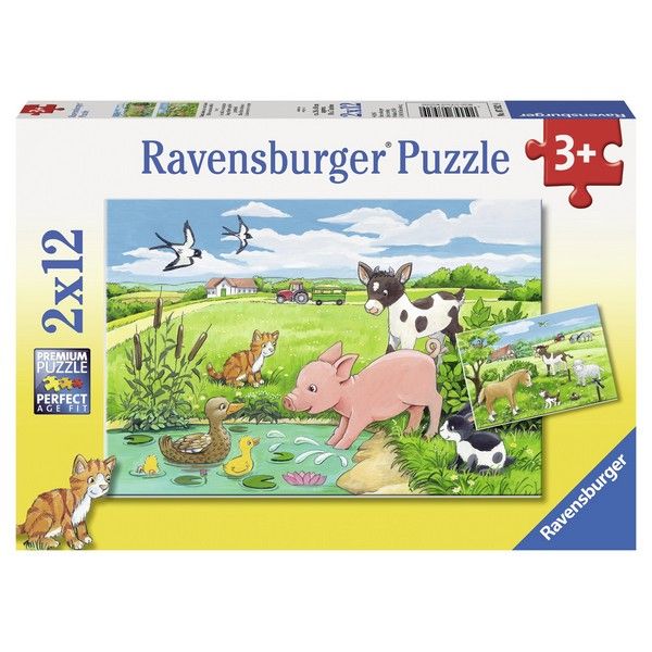 Ravensburger puzzle (slagalice) Mladunci na farmi RA07582 - ODDO igračke
